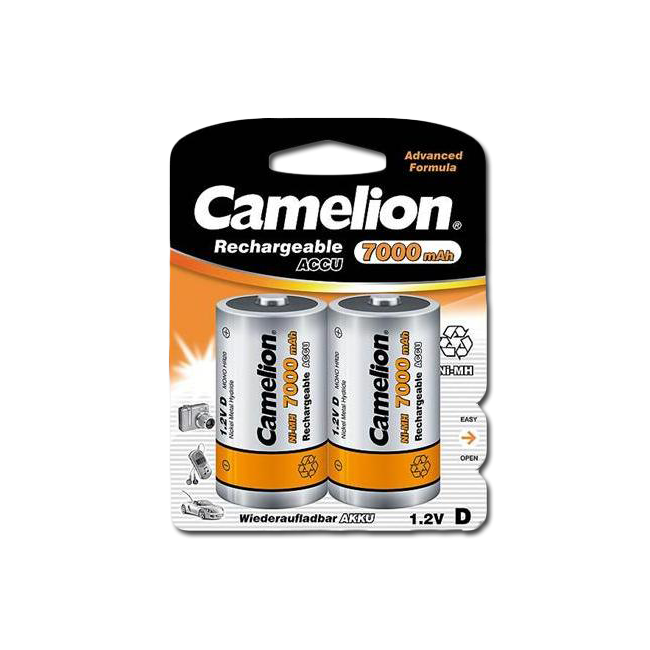 Аккумулятор R20 D Cameleon 7000mAh Ni-Mh, 1шт  