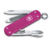 Классический нож-брелок Swiss Army Knife, Classic SD Alox Colors, 58 mm, Flamingo Party, Gift Box