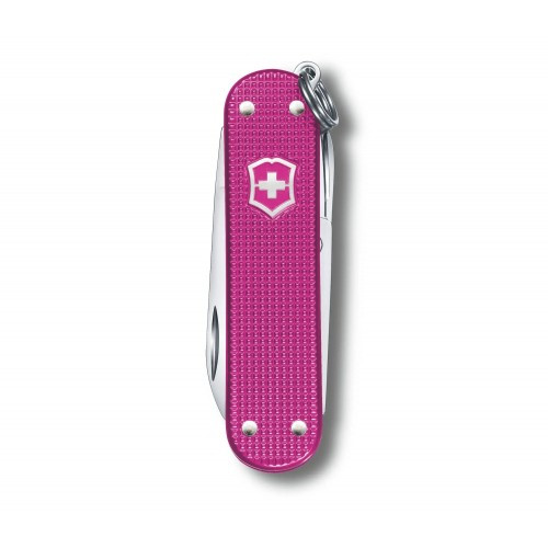 Классический нож-брелок Swiss Army Knife, Classic SD Alox Colors, 58 mm, Flamingo Party, Gift Box  