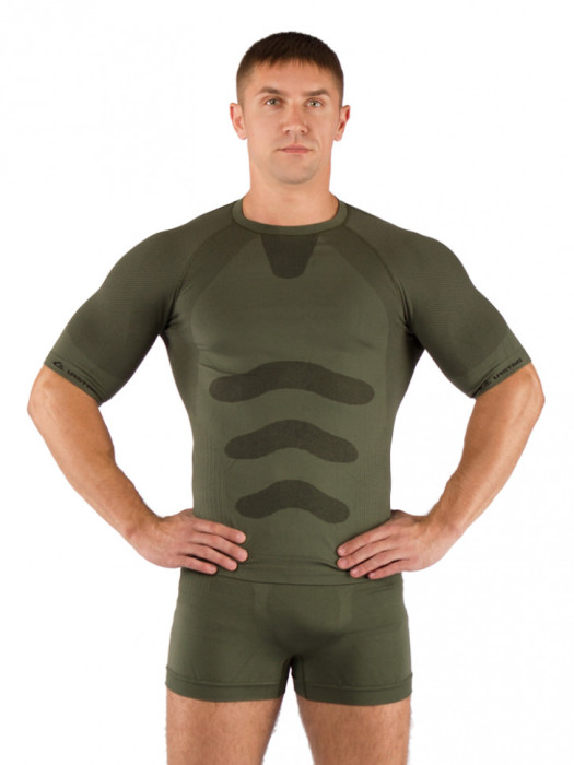 Футболка мужская Lasting Abel, зеленая, XXS/XS  