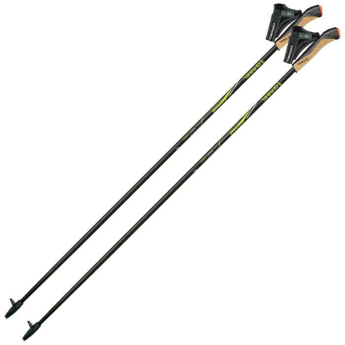 Палки для скандинавской ходьбы Gabel FX-75 Snake Carbon 105 Dual Spike (7009351011050)  