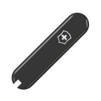 Накладка ручки ножа перед. black with Logo (58мм), VxC6203.3