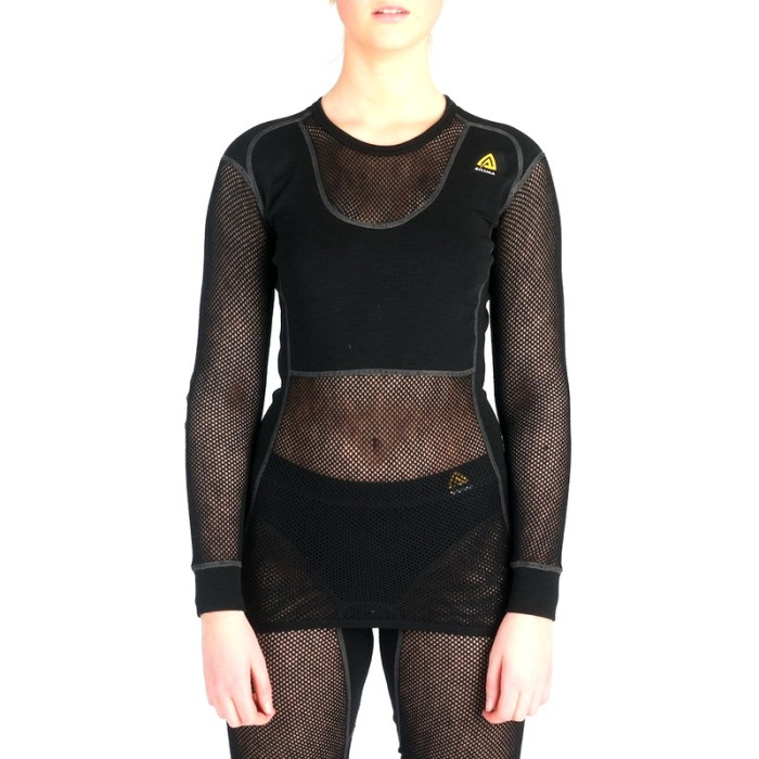 Термофутболка женская Aclima WoolNet Crew Neck Woman Black, XS  