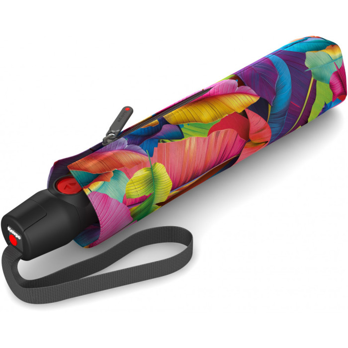 Зонт Knirps T.200 Palm Multicolor Авто / Складной / 8спиц / D99x28см  