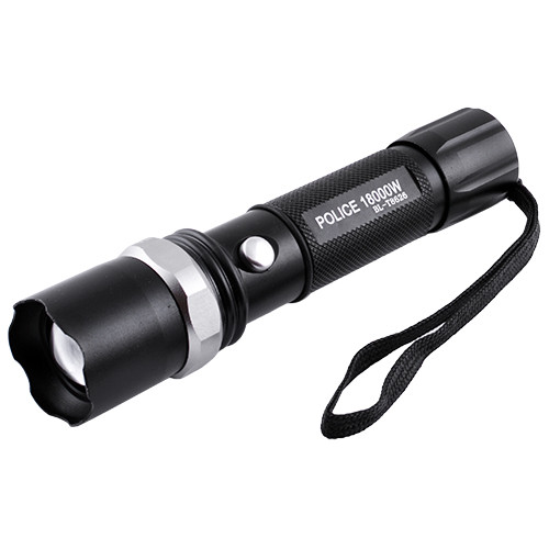 Карманный фонарь Police 12V T8626 -T6,серый Q5, zoom 