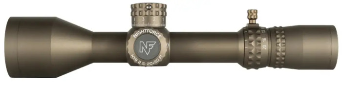 Прицел Nightforce NX8 2.5-20×50 F1 ZeroS СW-ILL. Сетка TReMoR3 с подсветкой. Dark Earth  