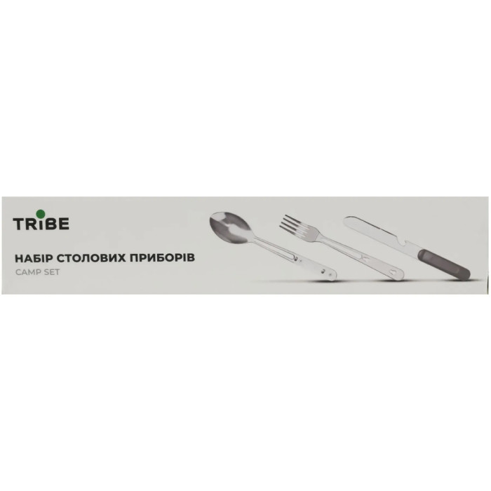Набор столовых приборов Tribe Camp Set стальной T-FC-0036-metal  