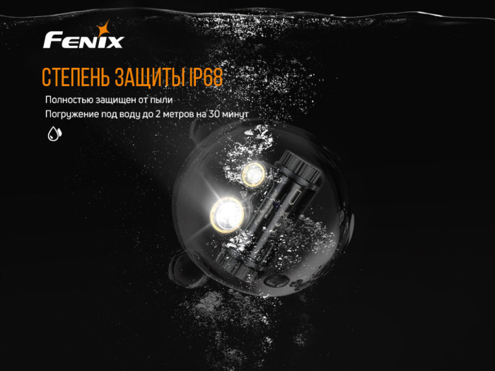 Фонарь налобный Fenix ​​HM65R (восстановленный/поврежденная упаковка)  