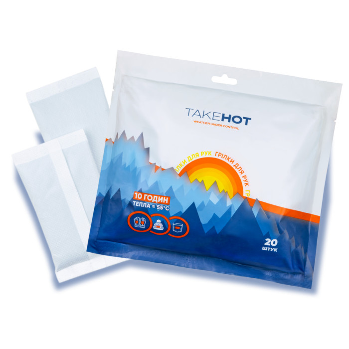 Химическая грелка для рук TakeHOT 10 пар  