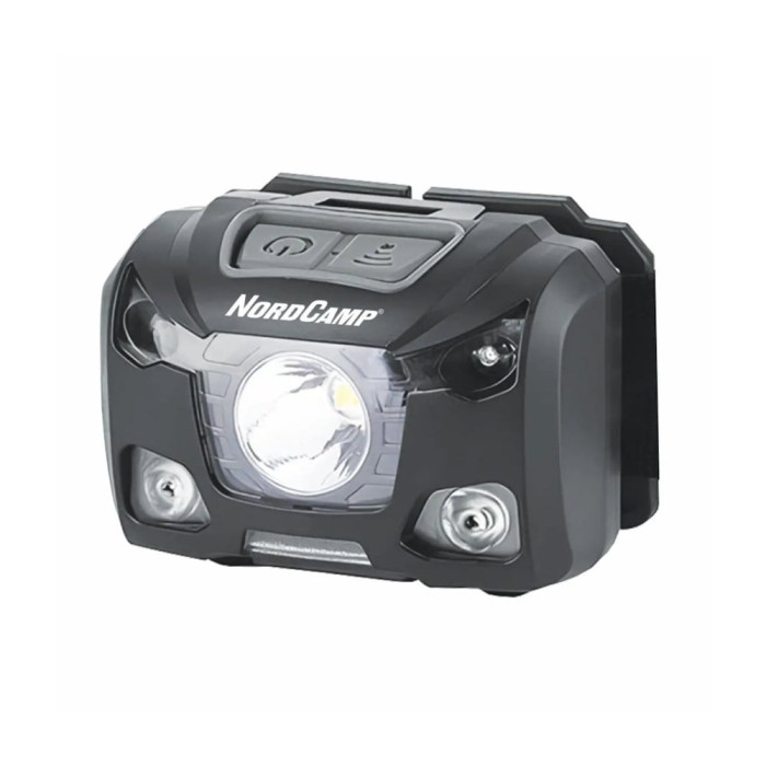 Фонарь налобный Nord Camp 250Lm, 5W XPG, 1200mAh/3xAAA (не включено), Sensor White/Red