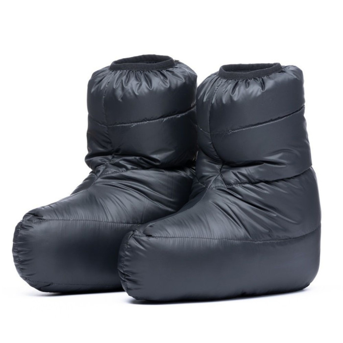 Носки пуховые Turbat Down Socks dark gray/light green - S - серый/салатовый  