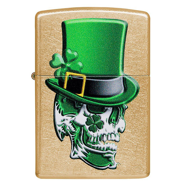 Зажигалка Zippo 207G Irish Skull Design (49121  