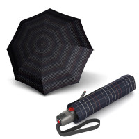 Зонт T.200 Check Black Авто/Складной/8спиц/D98x28см