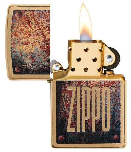 Зажигалка Zippo 204b Rusty Plate Design 29879  