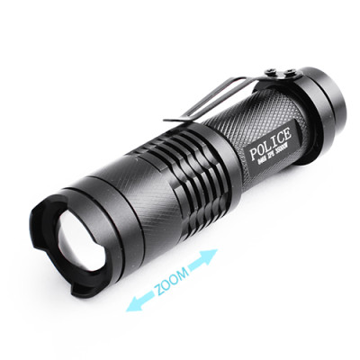Фонарь Police 8468-XPE, 1xAA/1x14500, zoom