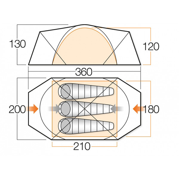 Палатка Vango Sigma 300+ River  
