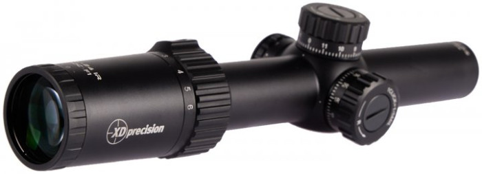 Прицел оптический XD Precision Black-C.Q.B, 1-6x24 IR, BDC, F1  