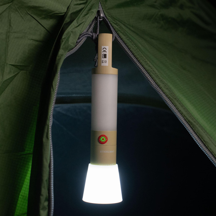 Фонарь кемпинговый Falcon Eye Sticklight (1000 Lm) White/Red LED Focus Magnetic USB-C (FCL0028)  
