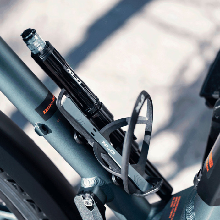 Флягодержатель с бортировкой XLC BC-K10, серый  