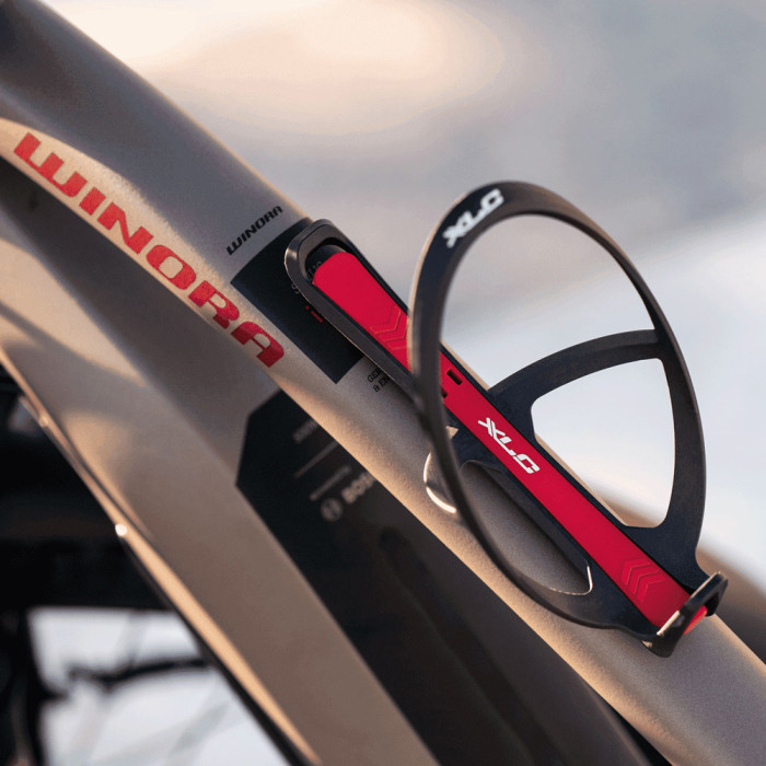 Флягодержатель с бортировкой XLC BC-K10, серый  