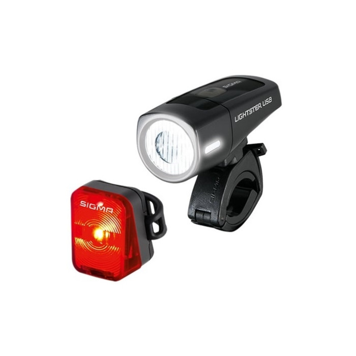Комплект фонарей Sigma Sport Lightster USB K-Set 