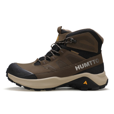 Ботинки мужские треккинговые Humtto Rugged натуральная кожа хаки 40