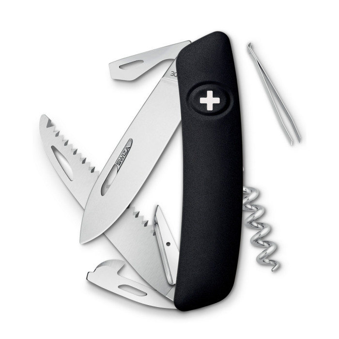 Швейцарский нож Swiza D05 Black 