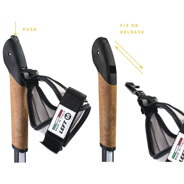 Палки для скандинавской ходьбы Vipole Trail QL Carbon Top-Click DLX S1866  