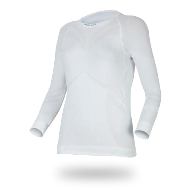 Футболка женская Lasting Atala 0101 белая, S-M  