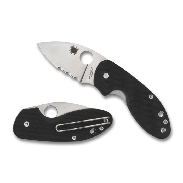 Нож Spyderco Insistent, полусеррейтор C246GPS  