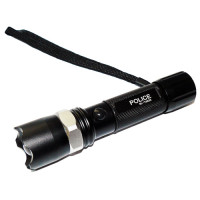 Карманный фонарь Police 12v T8626-2 XPE+ультрафиолет, zoom,395NM , 500 люмен