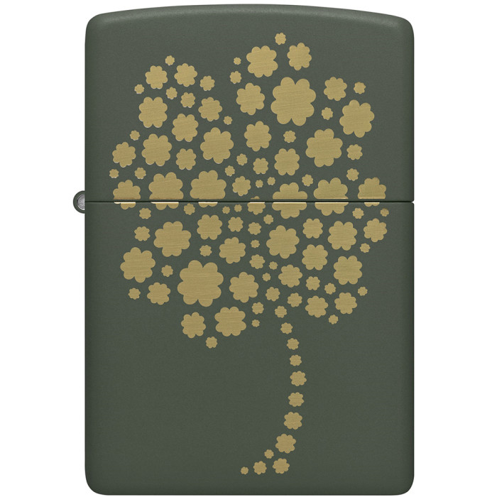 Зажигалка  Zippo 221 2022PFF Four Leaf Clover Design 48501  