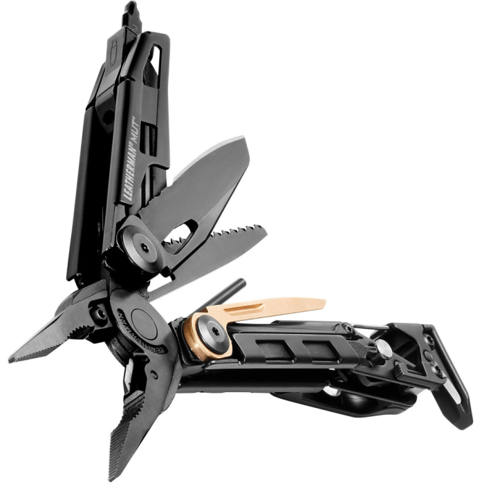 Мультиинструмент Leatherman Mut Black, чехол Molle (олива), картонная коробка  