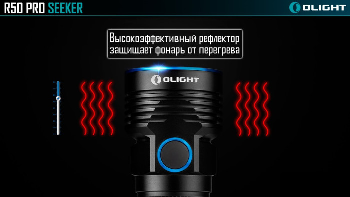 Карманный фонарь Olight R50 Pro Seeker,3200 Люмен  