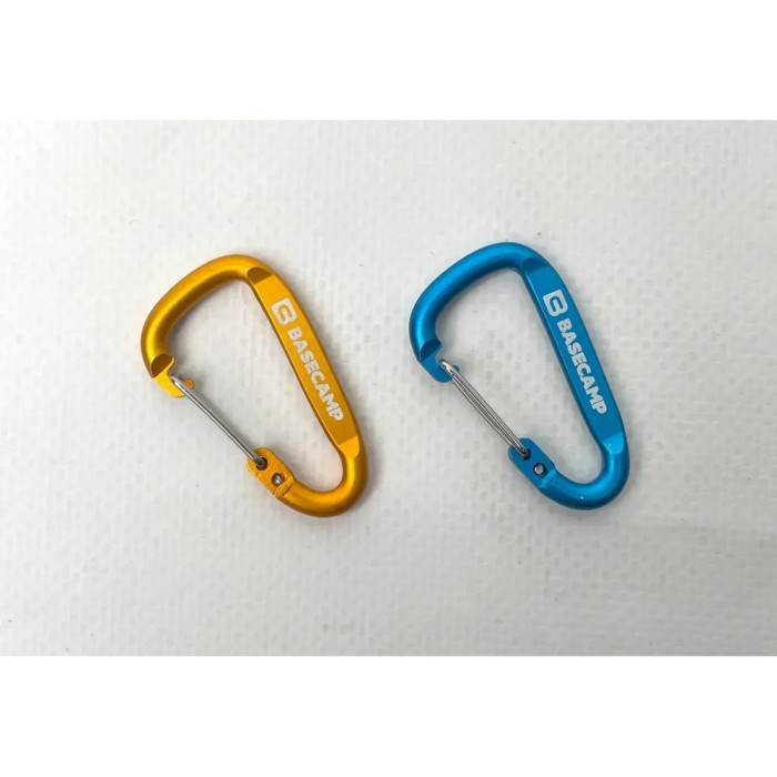 Набор алюминиевых сервисных карабинов Base Camp Delta 4 Wire Set 2, 2 шт, Blue/Orange (BCP 61316)  