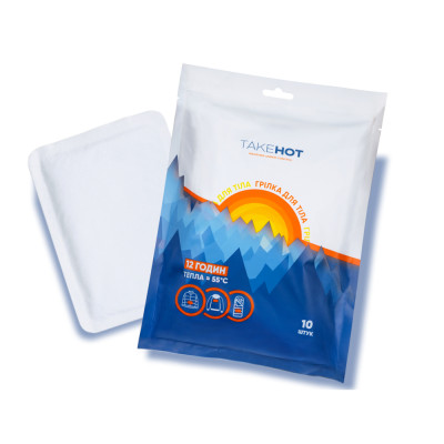 Химическая грелка для тела TakeHOT 10 шт