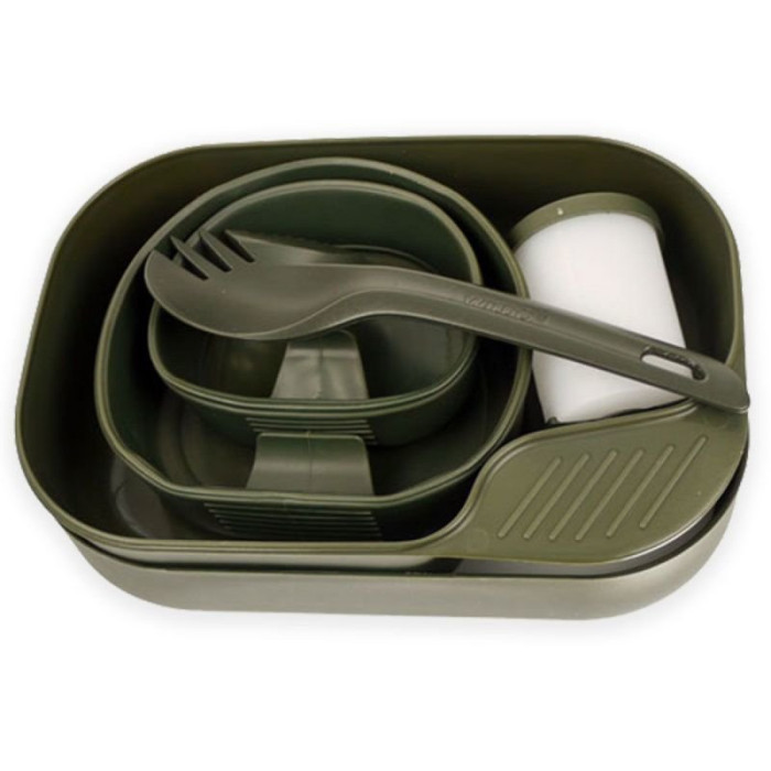 Набор посуды Wildo Camp-A-Box Complete, Olive green  