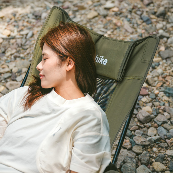 Кресло-шезлонг складной Naturehike CNK2550JJ023 Nightfall T05, сталь, хаки  