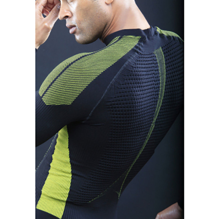 Футболка Accapi Synergy Long Sleeve Shirt Man 920 black/lemon , XL-XXL  