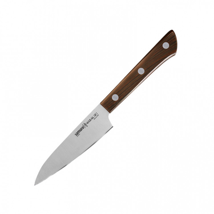 Нож кухонный Samura Harakiri овощной, 99 мм, Wood SHR-0011WO 