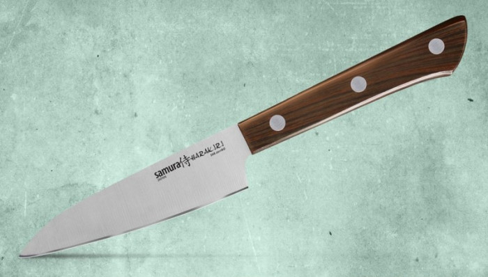 Нож кухонный Samura Harakiri овощной, 99 мм, Wood SHR-0011WO  
