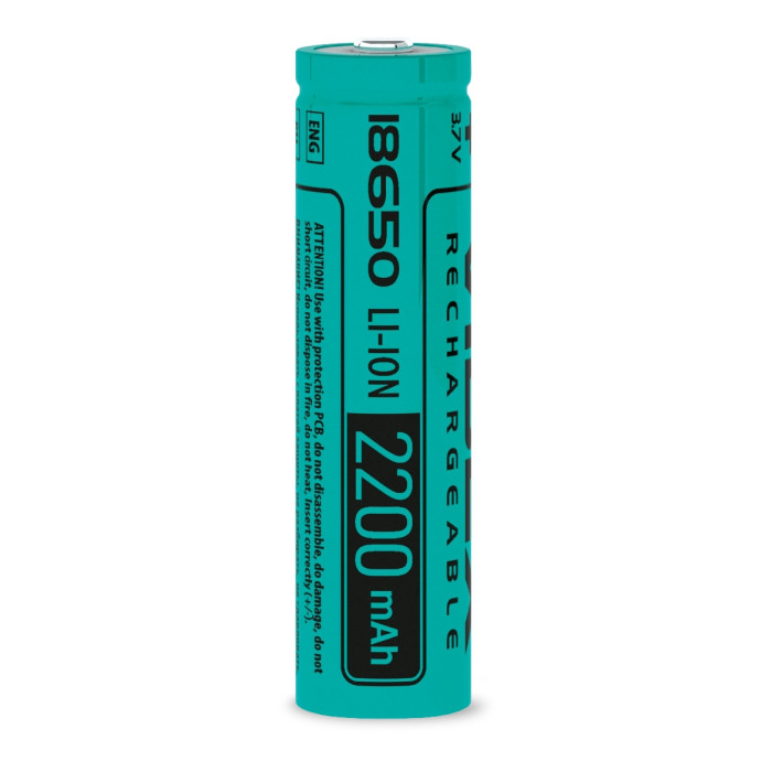Аккумулятор Videx Li-Ion 18650 (без защиты) 2200mAh bulk 50/600 