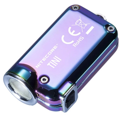 Фонарь наключный Nitecore TINI SS (Cree XP-G2 S3 LED, 380 люмен, 4 режима, USB), тропический