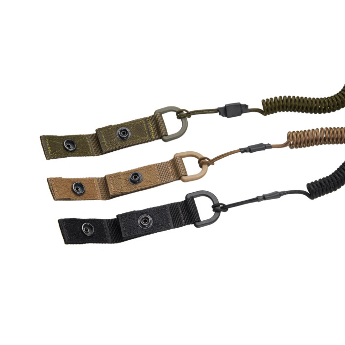 Страховочный шнур Grand Way S05-карабин с застежкой зеленый  