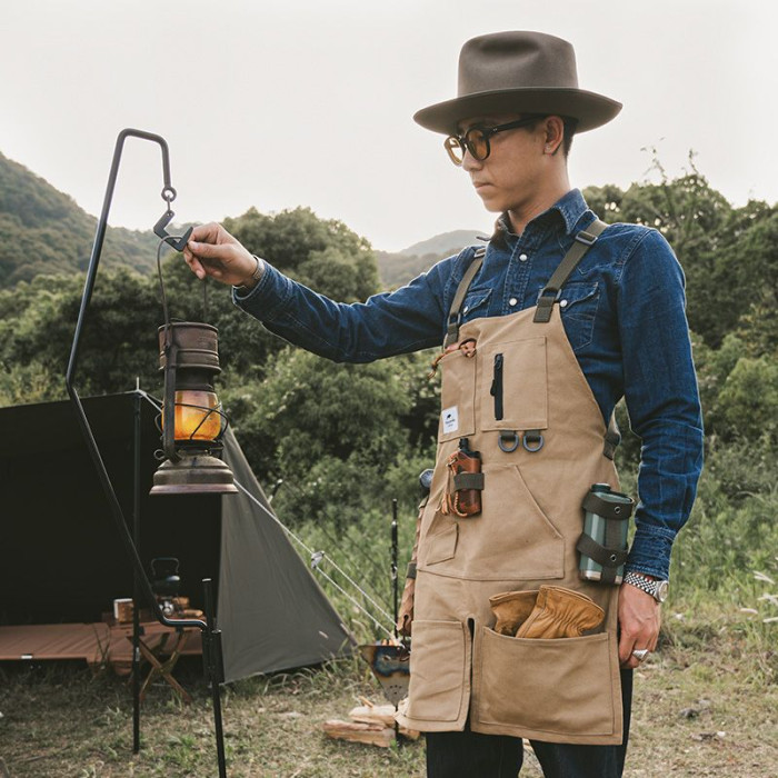 Фартук защитный мультифункциональный Naturehike NH20PJ127, коричневый  