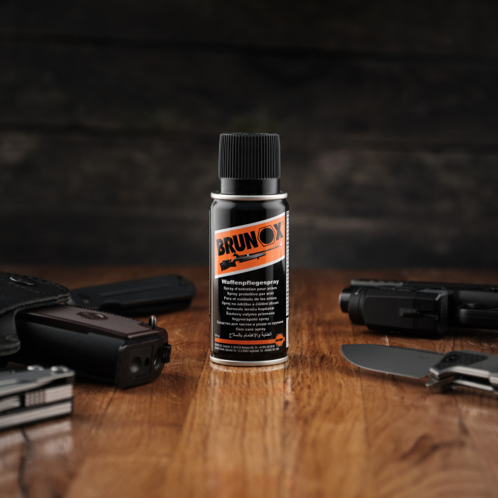 Антикоррозионная защита и смазка для оружия, спрей Brunox Gun Care 100ml  