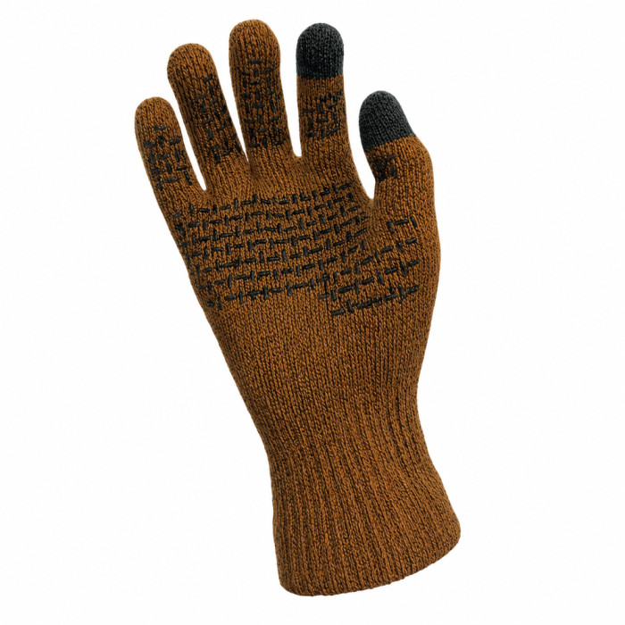 Перчатки водонепроницаемые Dexshell ThermFit 3.0, p-p L, красный меланж  