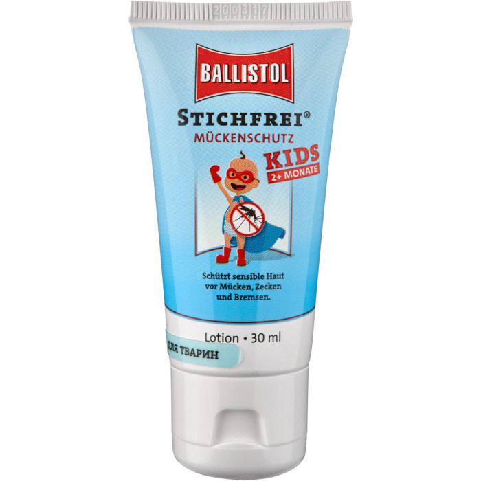 Гель Ballistol Klever Stichfrei Kids (от комаров и клещей) 30 мл  