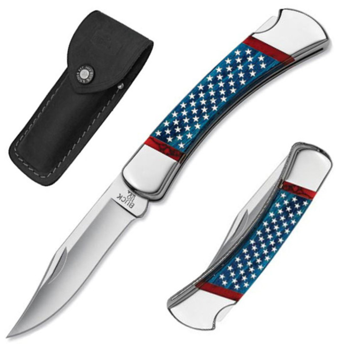 Нож Buck Stars & Stripes Folding Hunter  