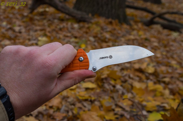Нож Ganzo G723M, оранжевый  